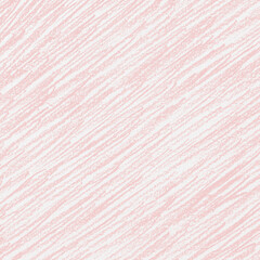 Fototapeta premium Soft pink textured background with diagonal, sketch-like lines on a white base.