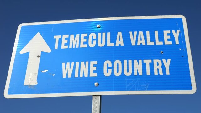 Temecula Valley Wine Country Welcome Sign