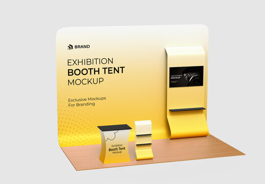 Exhibition Booth Tent Mockup