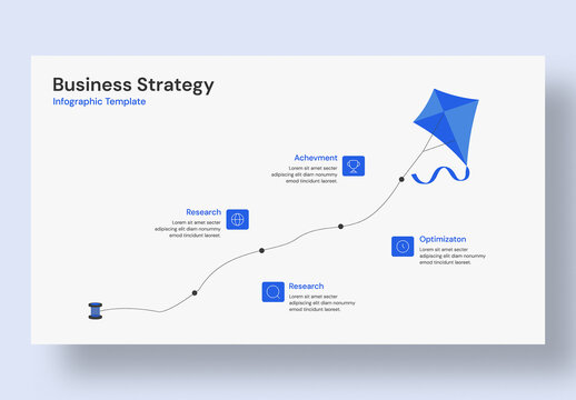 Minimal Business Growth Strategy Infographic Template