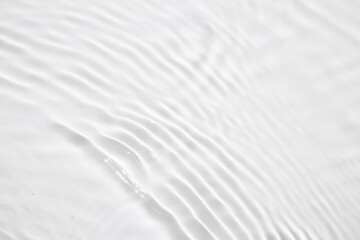 Obraz premium Abstract white transparent water shadow surface texture natural ripple background