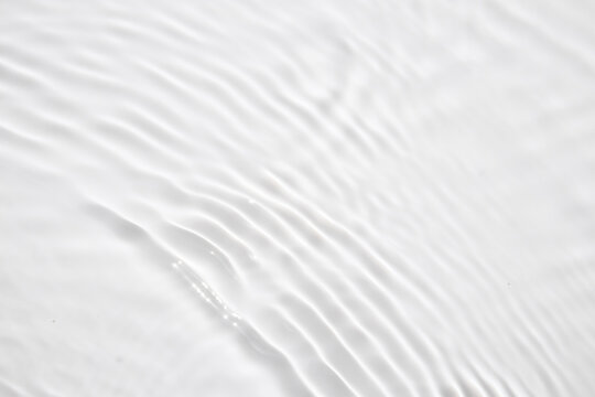 Abstract white transparent water shadow surface texture natural ripple background