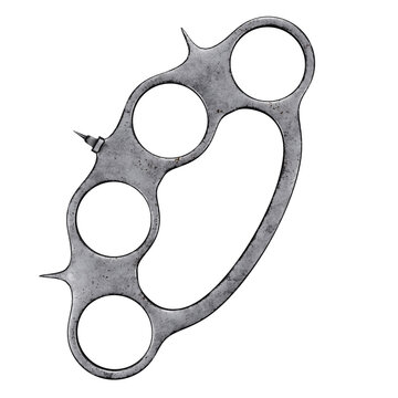 Brass Knuckle Metal Weapon Combat