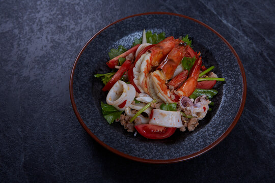 
 Save
Download Preview
Thai salad with glass noodles prawns and peanuts, Spicy Salad (Yum Woon Sen)