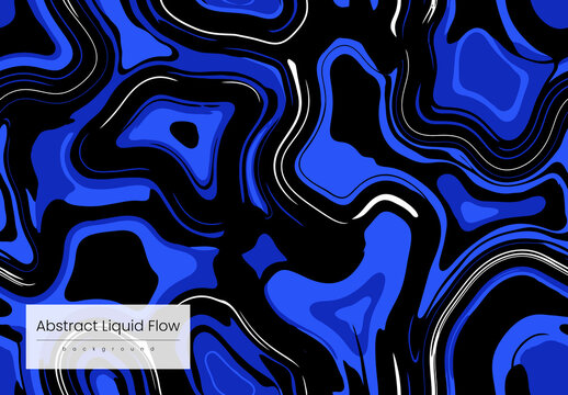Abstract Liquid Flow Background