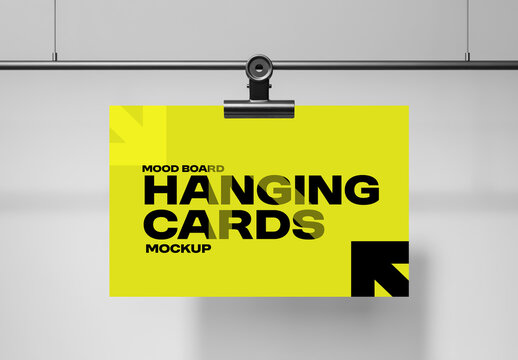 Hanging Card Mockup