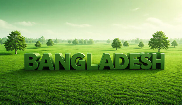 Bangladesh map featuring Bengal, the capital city, positioned in the southern part of Asia.