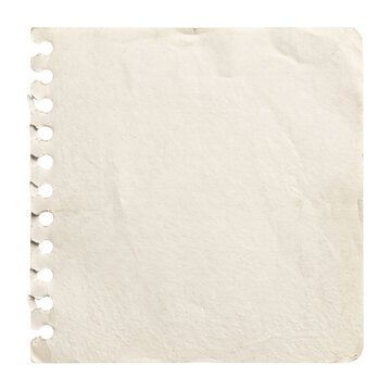 Vintage binder notebook paper patch with holes