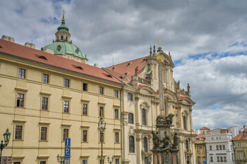 Obraz premium Kirche St. Nikolaus, Kleinseite Mala Strana, Prag, Tschechien