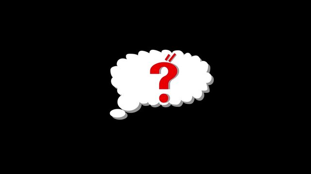 Speech bubble comic animation pops colorful question mark clouds online. Customer survey mobile applications use a speech bubble comic animation graphic. Speech bubble comic animation page.