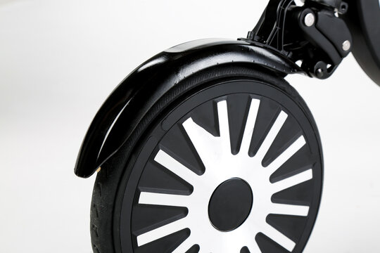 Black bicycle tires