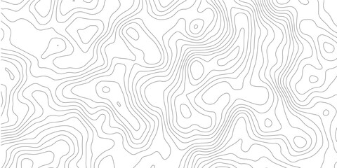Abstract topographic map contour lines pattern on white background with topographic abstract geography elevation background cartography minimalist © MD