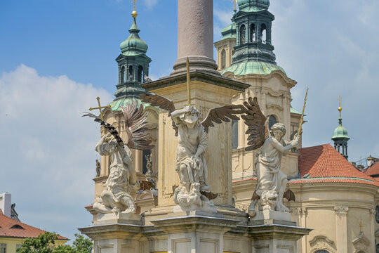 Mariens&auml;ule, Altst&auml;dter Ring, Altstadt Stare Mesto, Prag, Tschechien