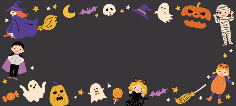 かわいいハロウィンのイラスト