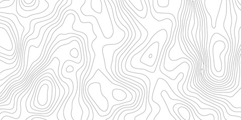 Abstract topographic map contour lines pattern on white background with topographic abstract geography elevation background cartography minimalist © MD
