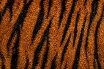 Seamless tiger stripes pattern in orange and black © ricki