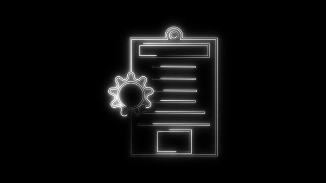 Paper documentation icon paths trace structural management data outlines over black backgrounds. Office file auditing software relies on paper documentation icon layouts.