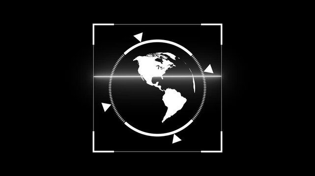 Target tracking reticules isolate global communication paths on futuristic world vectors. Aerospace telemetry software structures display target tracking reticules online.