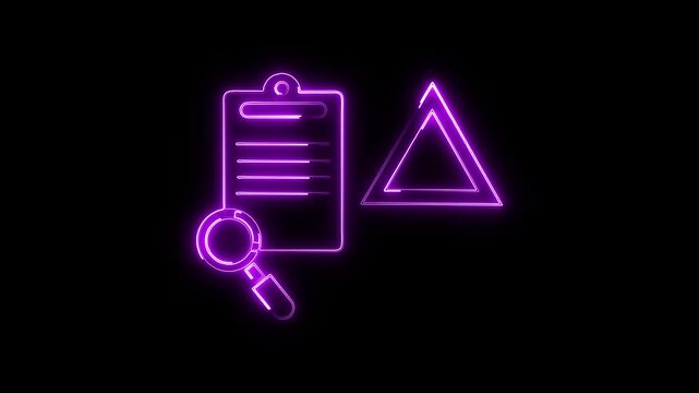 Research diagnostics data elements glow with sharp amethyst vector coordinate lines on black. Laboratory technical dashboards require research diagnostics data elements.