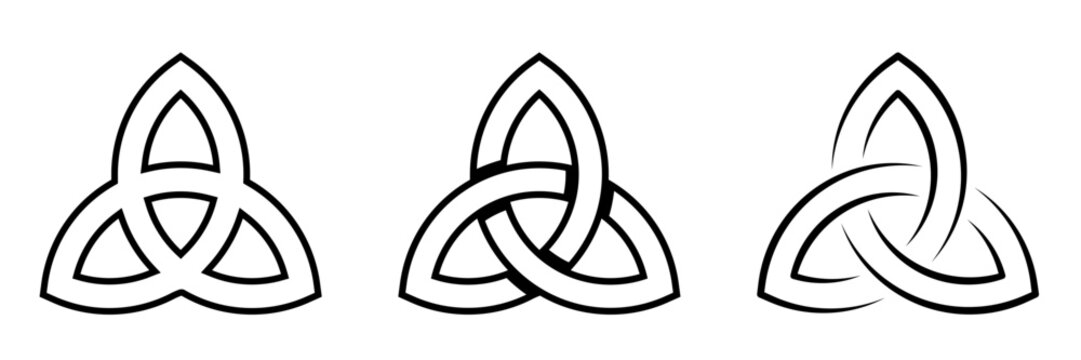 Trinity symbol. Trinity logo vector.