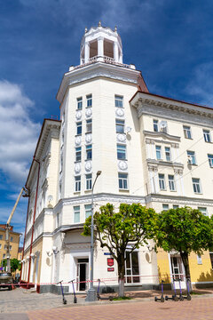 Old buildings in the historic center of Smolensk, Russia