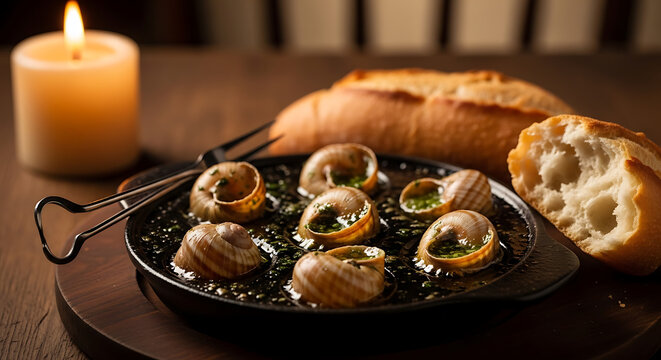 Escargots Bourguignonne Garlic Parsley Butter French Classic