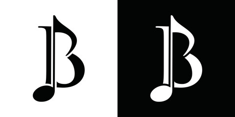 modern simple vector note logo © choirul