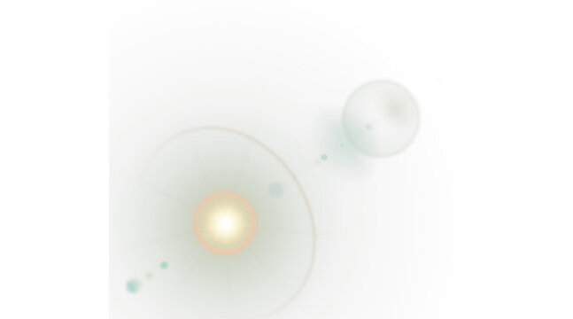 glowing golden sparke pg isolated