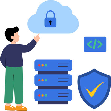 Cybersecurity Illustration