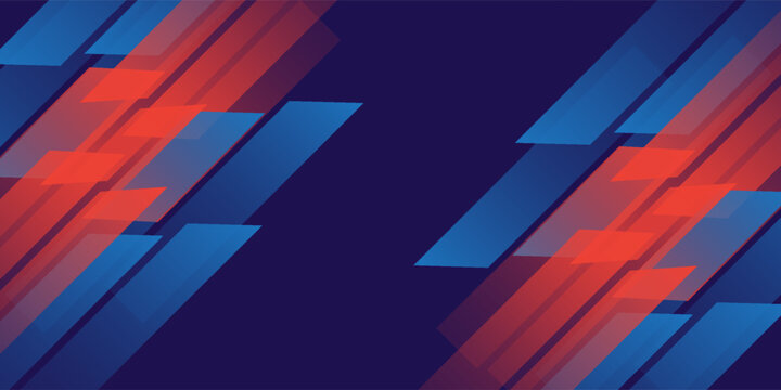 Natural orange blue abstract background with gaming style for style dynamic simple