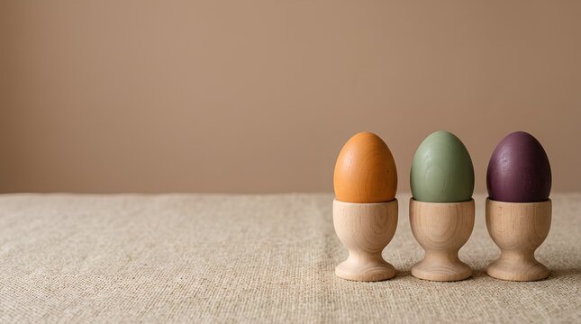 Minimal Wooden Peg Dolls on Neutral Background Teamwork Concept
