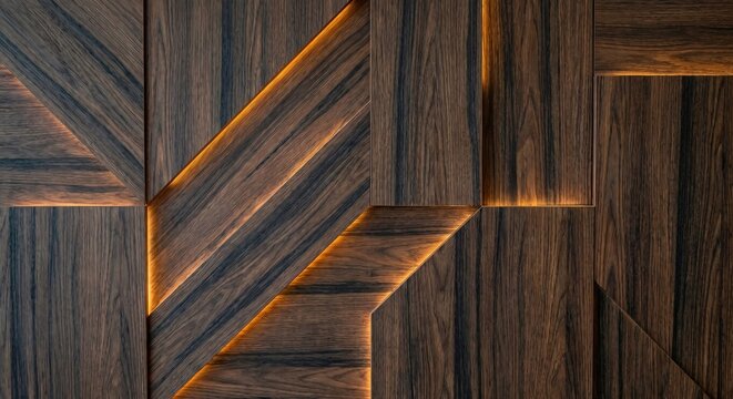 Luxury Dark Wooden Herringbone Parquet Texture Background