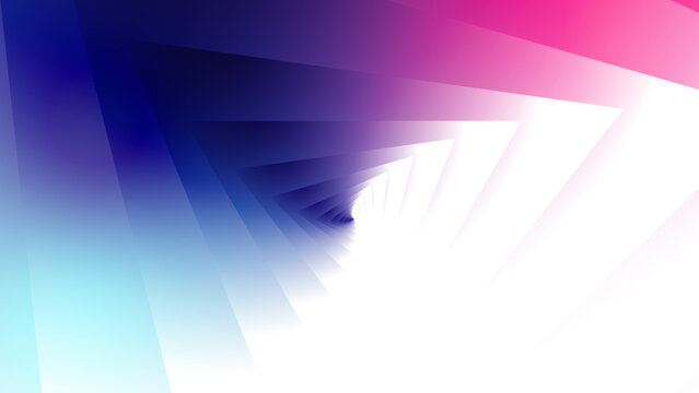 Abstract creative geometric triangle shape colorful gradient background illustration.
