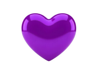 Fototapeta premium Purple heart symbol