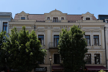 Fototapeta premium Architecture of Old Tbilisi city in the summer time