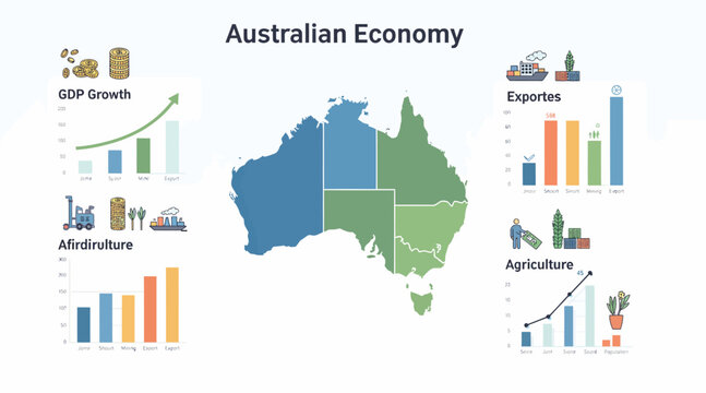Australian Economy: GDP, Exports, Agriculture and Industry