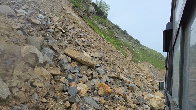 Rocky Hills of the High-Altitude Spiti Valley