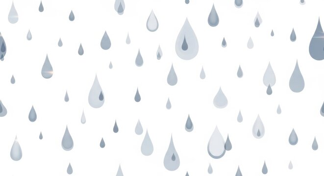 Gentle raindrops falling abstract pattern background gentle water droplet texture