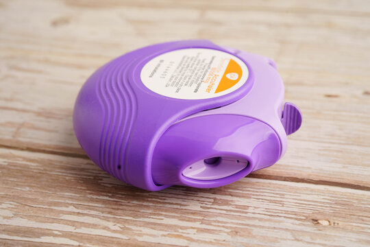 Bangkok, Thailand May 4, 2026 Asthma and chronic obstructive pulmonary disease COPD, metered dose inhaler MDI.