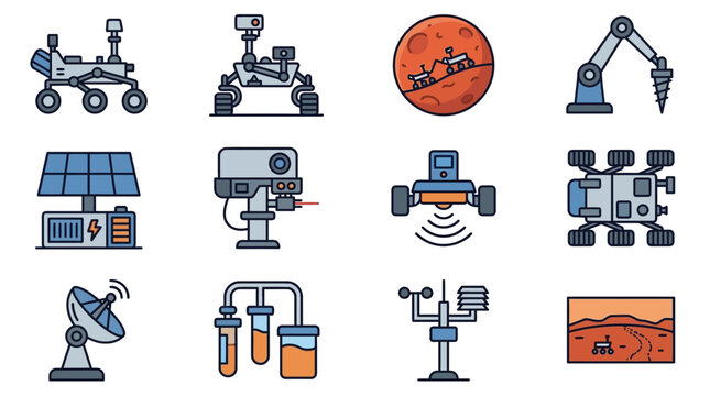 Space Exploration Technology: Mars Rovers, Robots, and Scientific Instruments