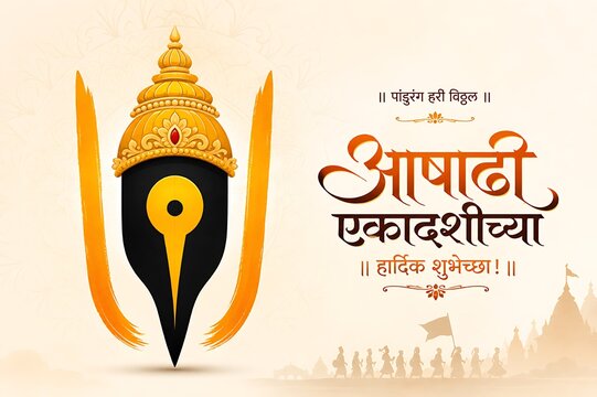 Devshayani Ekadashi/ Ashadhi Ekadashi/ Maha Ekadashi/ Pandharpur Wari Harishayani/ Shayani Ekadashi/ Vitthal Ekadashi/ Prabodhinipurv Ekadashi/ Lord Vitthal Rukmini Devotional Hindu Festival