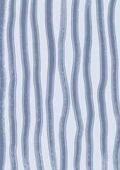 Abstract blue brush stroke vertical wavy lines pattern background vector illustration, minimalist hand drawn organic vertical stripe backdrop for trendy scandinavian style home decor © hendar