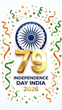 Celebrating India's 79th Independence Day with vibrant patriotic flair and festive decorations in 2026