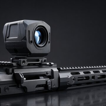 Smart Rifle Optic Sensor On Tactical Rail