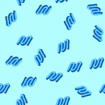 tapeworm parasite isometric seamless pattern. tapeworm parasite sign illustration