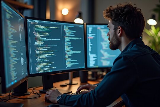 Documenting a Software Engineer Deep in Thought While Refactoring Legacy Code on a Large Monitor