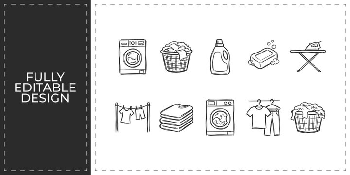 Travel planning and international tourism hand drawn icons set featuring backpack map and plane for vacation agency and global adventure branding design