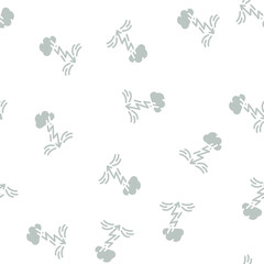 Naklejka premium lightning fear glyph vector seamless pattern. lightning fear signthin illustration
