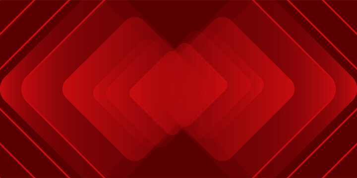 Red abstract background. Dynamic shapes composition. line oval old wallpaper