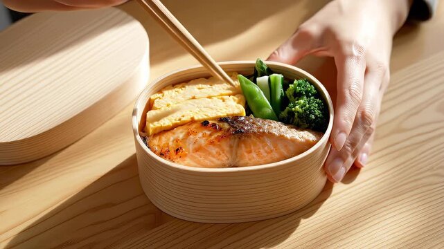 Calm domestic dining scene featuring colorful healthy dishes